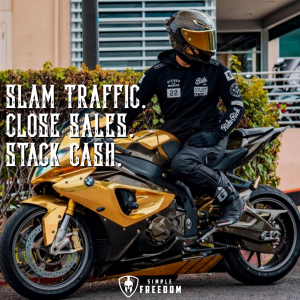 Freedom Leverage Automated Sales Duplication System Simple Freedom Cash Club Ride Rich Biker MGTOW Passive Income System